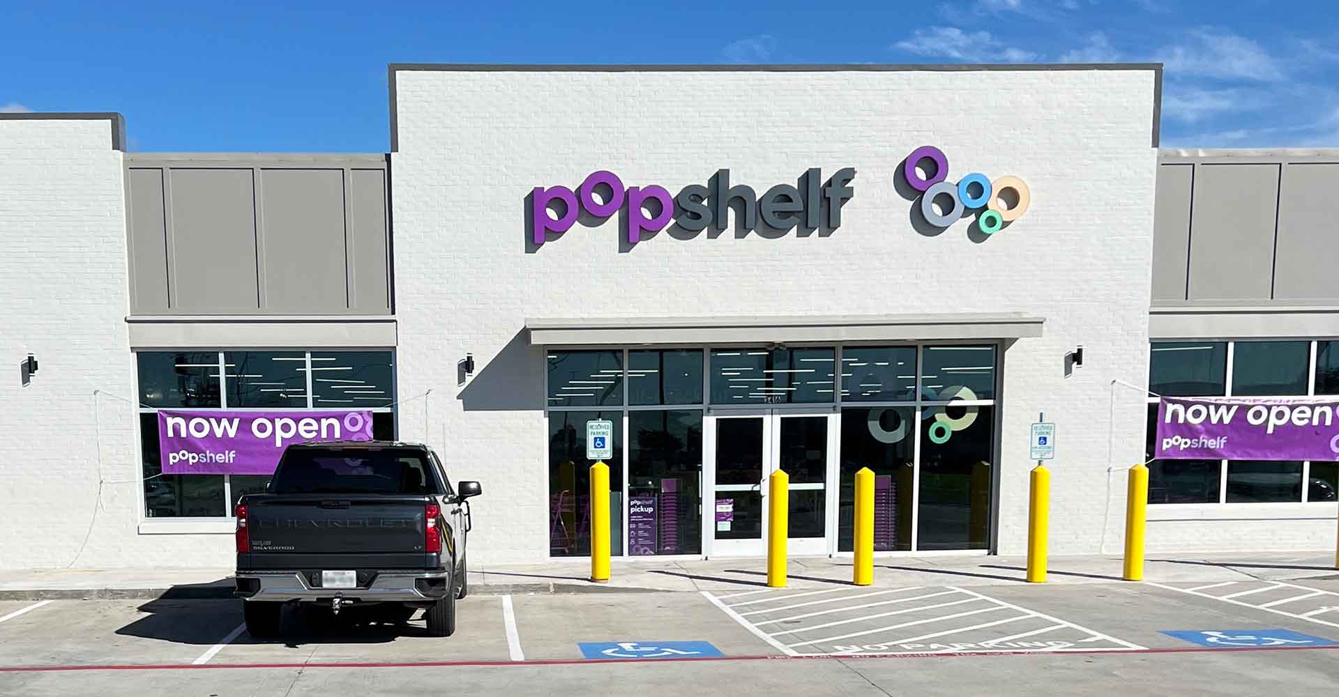 Popshelf store completed by Sword Construction in El Campo, Texas