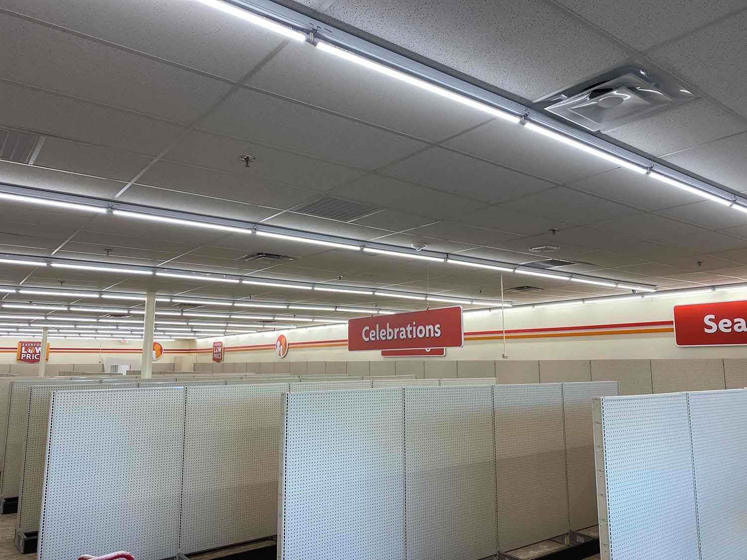 Sword Construction interior build-out at Family Dollar in Webster, TX